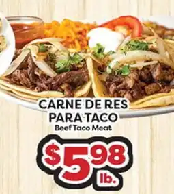 Torres Supermercado CARNE DE RES PARA-TACO offer