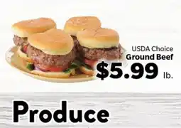 Living Fresh Market USDA Choice Ground Beef offer