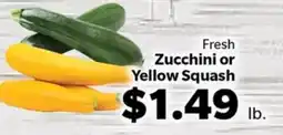 Living Fresh Market Fresh Zucchini or Yellow Squash offer