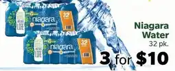 Living Fresh Market Niagara Water offer