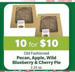 Living Fresh Market Old Fashioned Pecan, Apple, Wild Blueberry & Cherry Pie offer