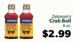 Living Fresh Market Zatarain's Crab Boil offer