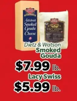 Living Fresh Market Dietz & Watson Smoked Gouda offer