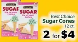 Living Fresh Market Best Choice Sugar Cones offer