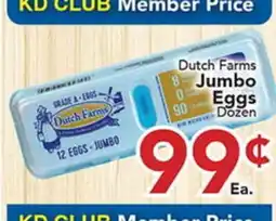 Eurofresh Market Dutch Farms Jumbo Eggs offer