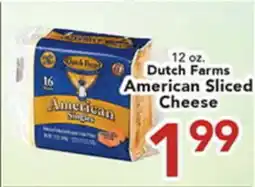 Eurofresh Market Dutch Farms American Sliced Cheese offer