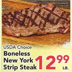 Eurofresh Market USDA Choice Boneless New York Strip Steak offer