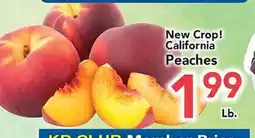 Eurofresh Market New Crop! California Peaches offer
