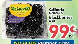 Eurofresh Market California Driscoll's Blackberries offer