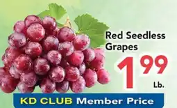 Eurofresh Market Red Seedless Grapes offer
