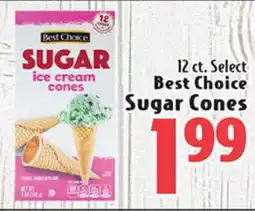 Eurofresh Market 12 ct. Select Best Choice Sugar Cones offer