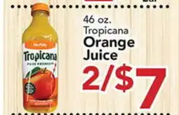 Eurofresh Market 46 oz. Tropicana Orange Juice offer