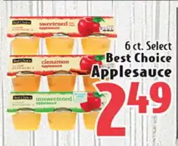 Eurofresh Market 6 ct. Select Best Choice Applesauce offer
