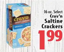 Eurofresh Market 16 oz. Select Crav'n Saltine Crackers offer
