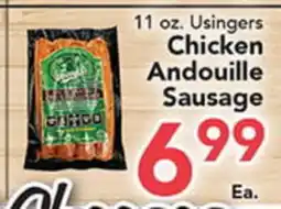 Eurofresh Market 11 oz. Usingers Chicken Andouille Sausage offer