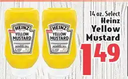 Eurofresh Market 14 oz. Select Heinz Yellow Mustard offer