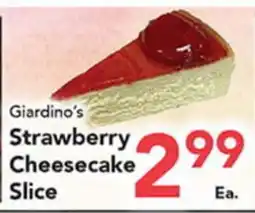 Eurofresh Market Giardino's Strawberry Cheesecake Slice offer