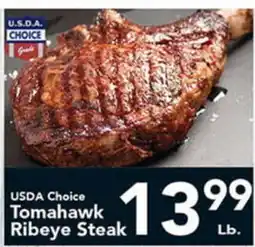 Eurofresh Market USDA Choice Tomahawk Ribeye Steak offer