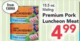 Eurofresh Market Premium Pork Luncheon Meat offer