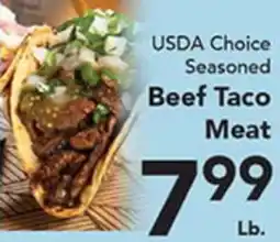 Eurofresh Market USDA Choice Seasoned Beef Taco Meat offer