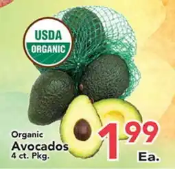 Eurofresh Market Organic Avocados offer