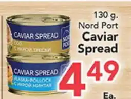 Eurofresh Market 130 g. Nord Port Caviar Spread offer