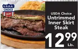 Eurofresh Market USDA Choice Untrimmed Inner Skirt Steak offer