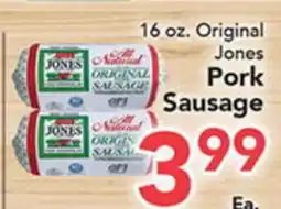 Eurofresh Market 16 oz. Original Jones Pork Sausage offer