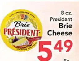 Eurofresh Market 8 oz. President Brie Cheese offer