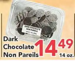 Eurofresh Market Dark Chocolate Non Pareils offer