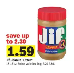 Meijer Jif Peanut Butter offer