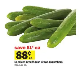 Meijer Seedless Greenhouse Grown Cucumbers offer
