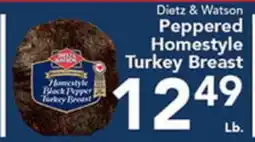 Eurofresh Market Dietz & Watson Peppered Homestyle Turkey Breast offer