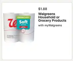 Walgreens Walgreens Household or Grocery Products offer