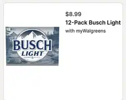 Walgreens 12-Pack Busch Light offer