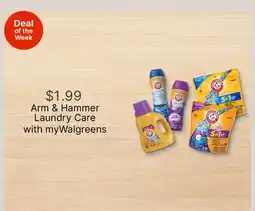 Walgreens Arm & Hammer Laundry Care offer