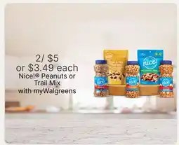 Walgreens Nice! Peanuts or Trail Mix offer
