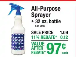 Menards All-Purpose Sprayer offer