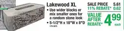 Menards Lakewood XL Retaining Wall Blocks offer
