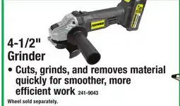 Menards 4-1/2 Grinder offer