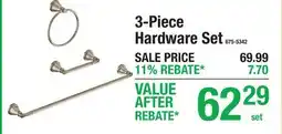 Menards 3-Piece Hardware Set offer