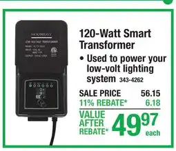 Menards 120-Watt Smart Transformer offer