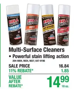 Menards Multi-Surface Cleaners offer