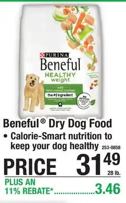 Menards Beneful Dry Dog Food offer