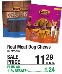 Menards Real Meat Dog Chews offer