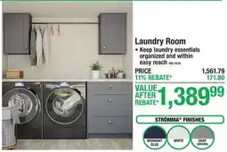Menards Laundry Room offer