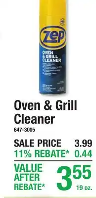 Menards Oven & Grill Cleaner offer