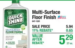 Menards Multi-Surface Floor Finish offer