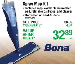 Menards Spray Mop Kit offer