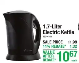 Menards 1.7-Liter Electric Kettle offer